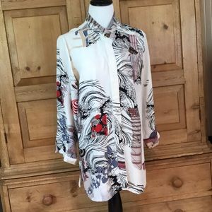 Citron 100% Silk Tunic